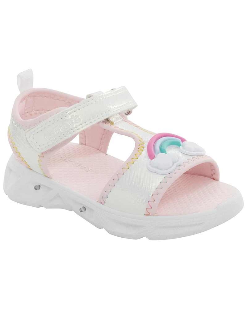 Carter's / OshKosh Toddler Rainbow Light Up Sandals