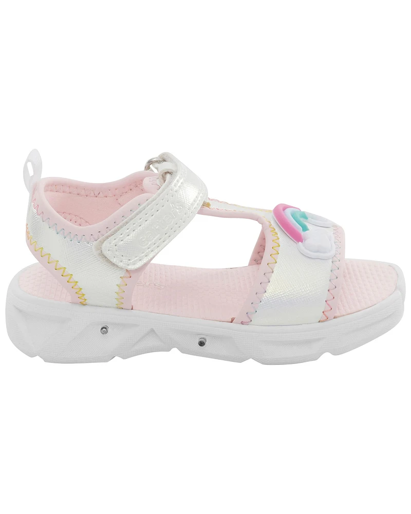 Carter's / OshKosh Toddler Rainbow Light Up Sandals