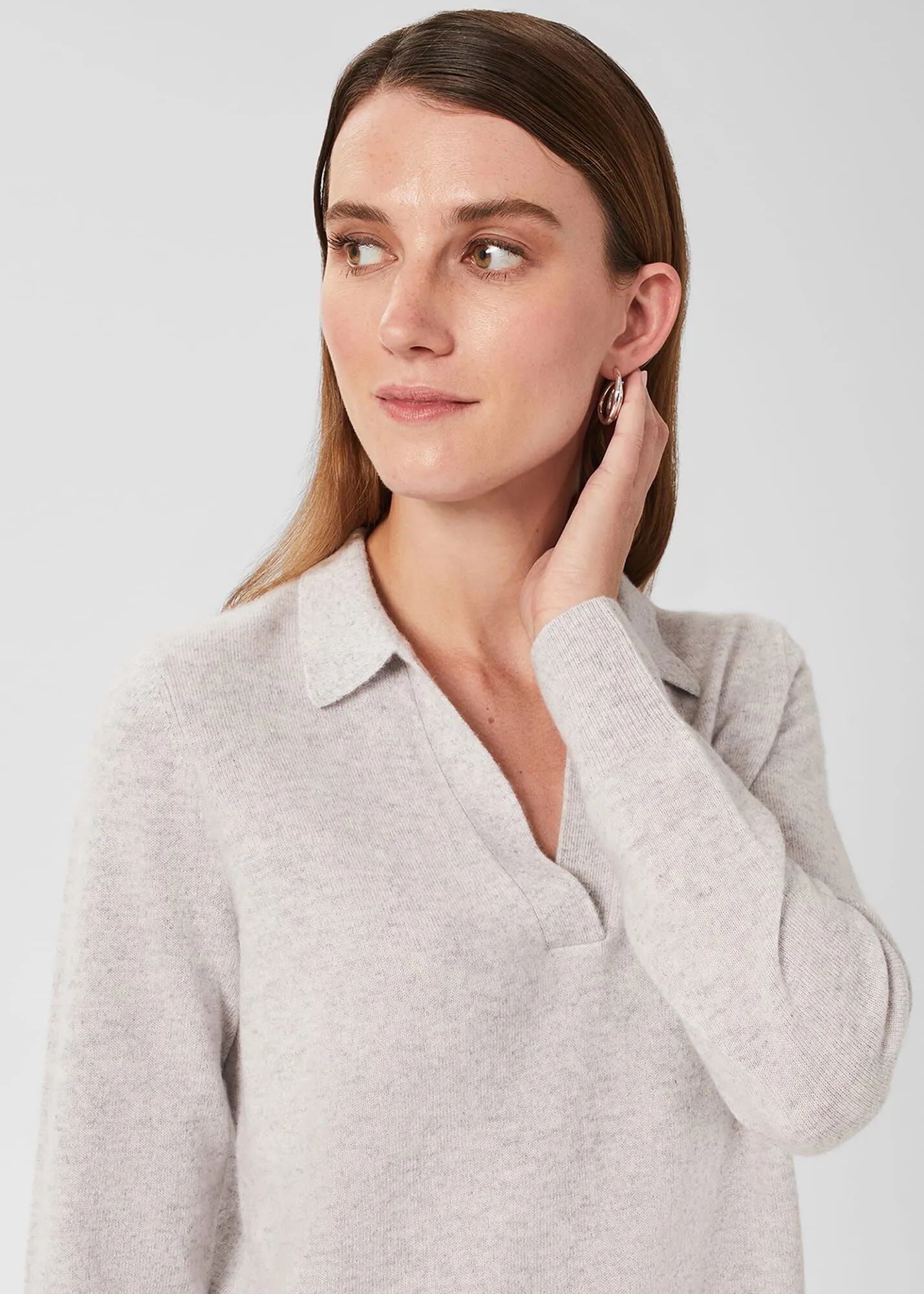 Cashmere Kayla Collared Jumper 