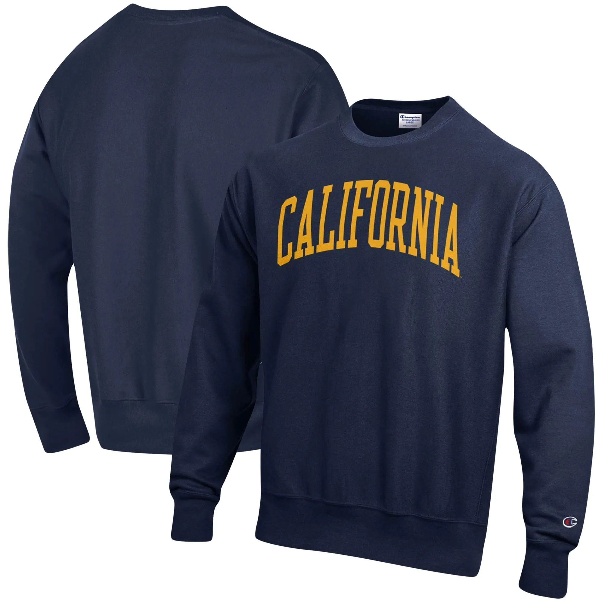 Champion Cal Bears Navy Arch Reverse Weave Pullover Sweatshirt