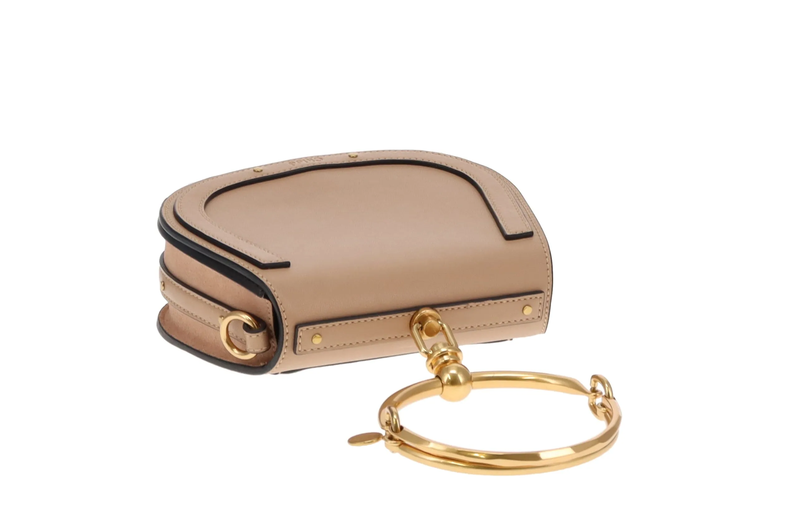 Chloe Beige Leather Nile Bracelet Bag