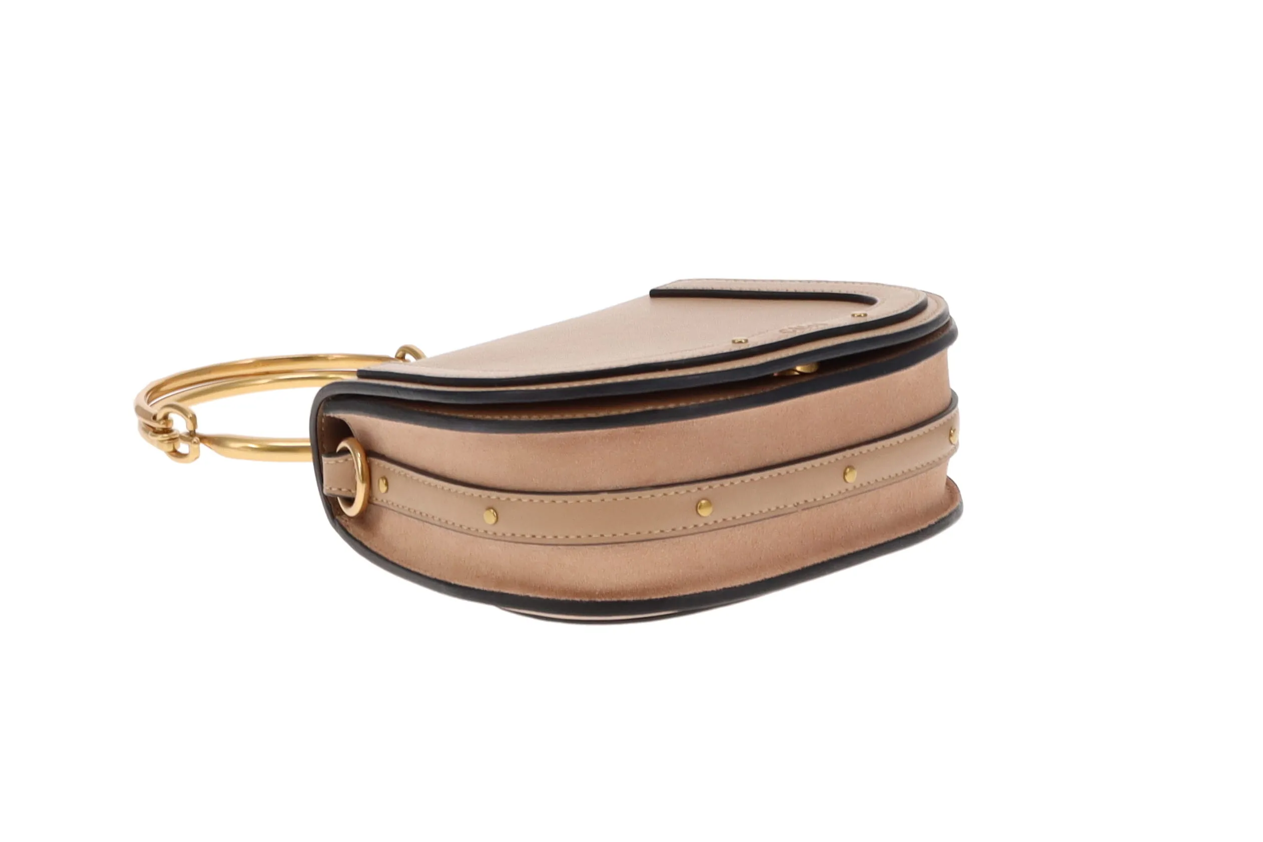 Chloe Beige Leather Nile Bracelet Bag