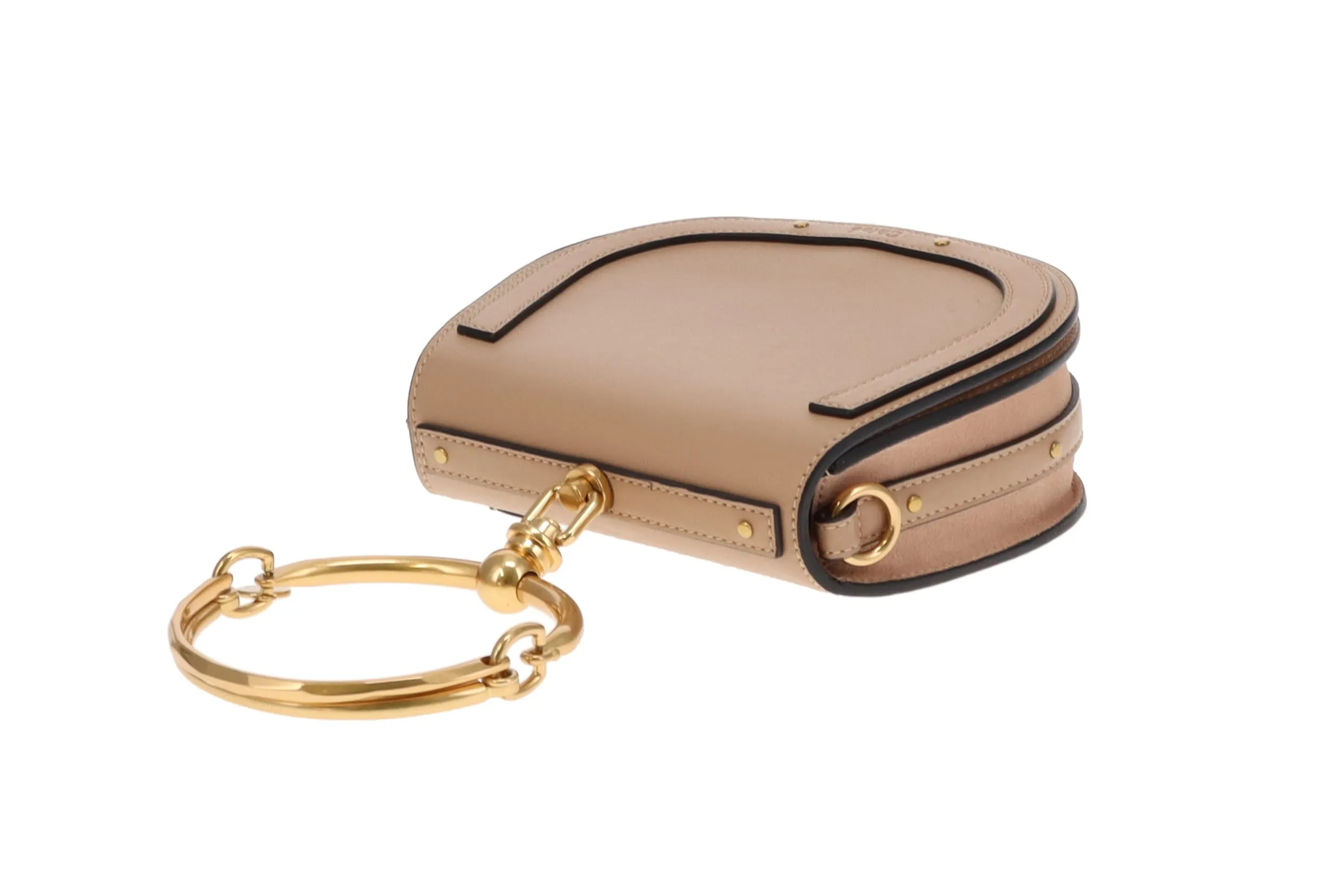 Chloe Beige Leather Nile Bracelet Bag