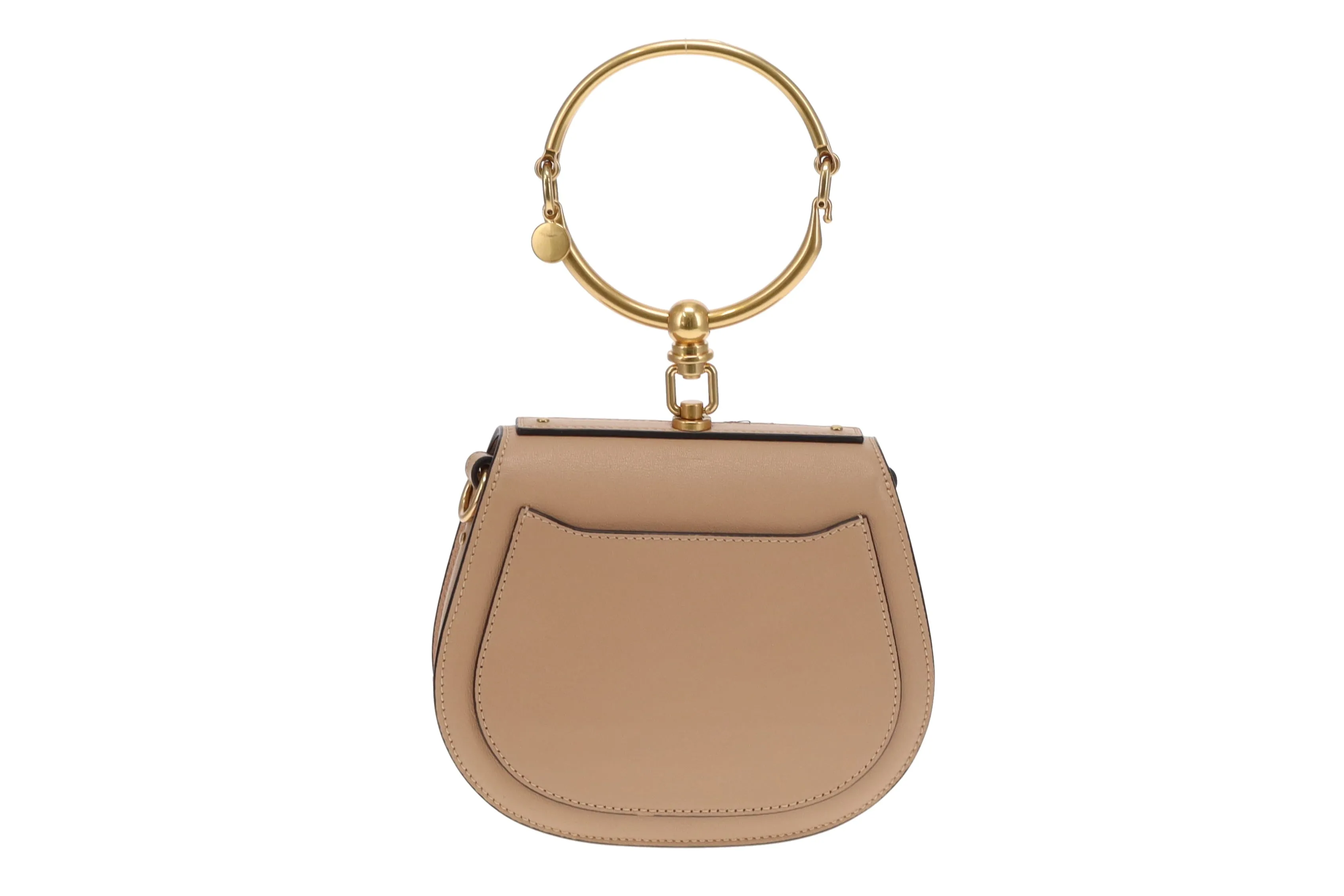 Chloe Beige Leather Nile Bracelet Bag