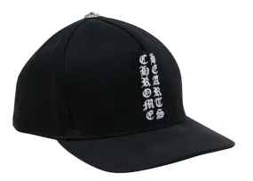 Chrome Hearts Vertical Logo Hat Black