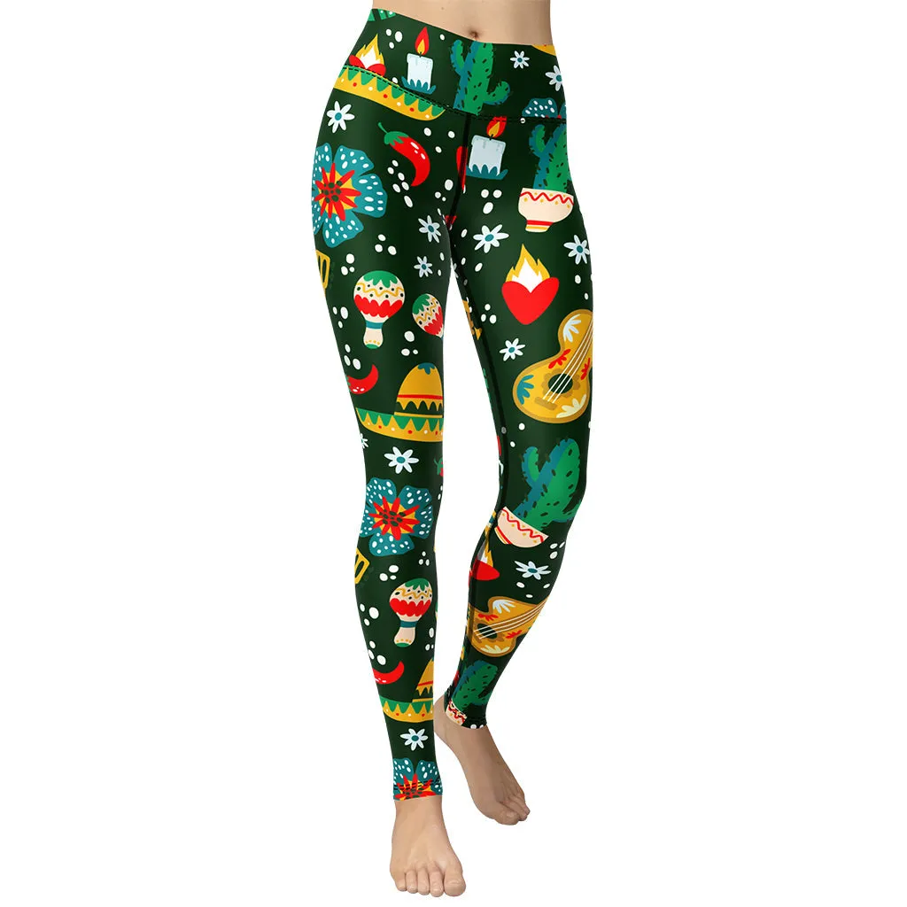 Cinco de Mayo Yoga Leggings