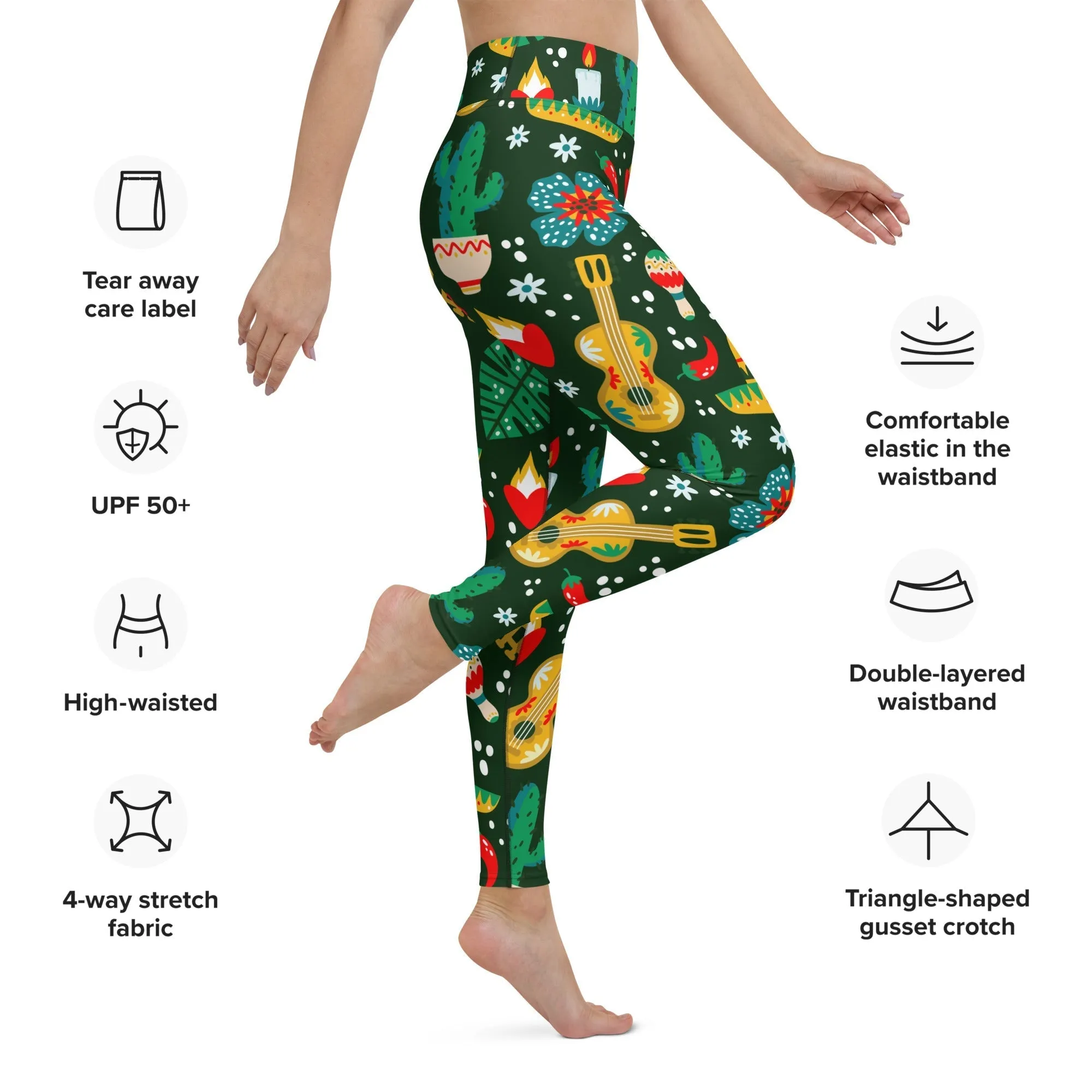 Cinco de Mayo Yoga Leggings