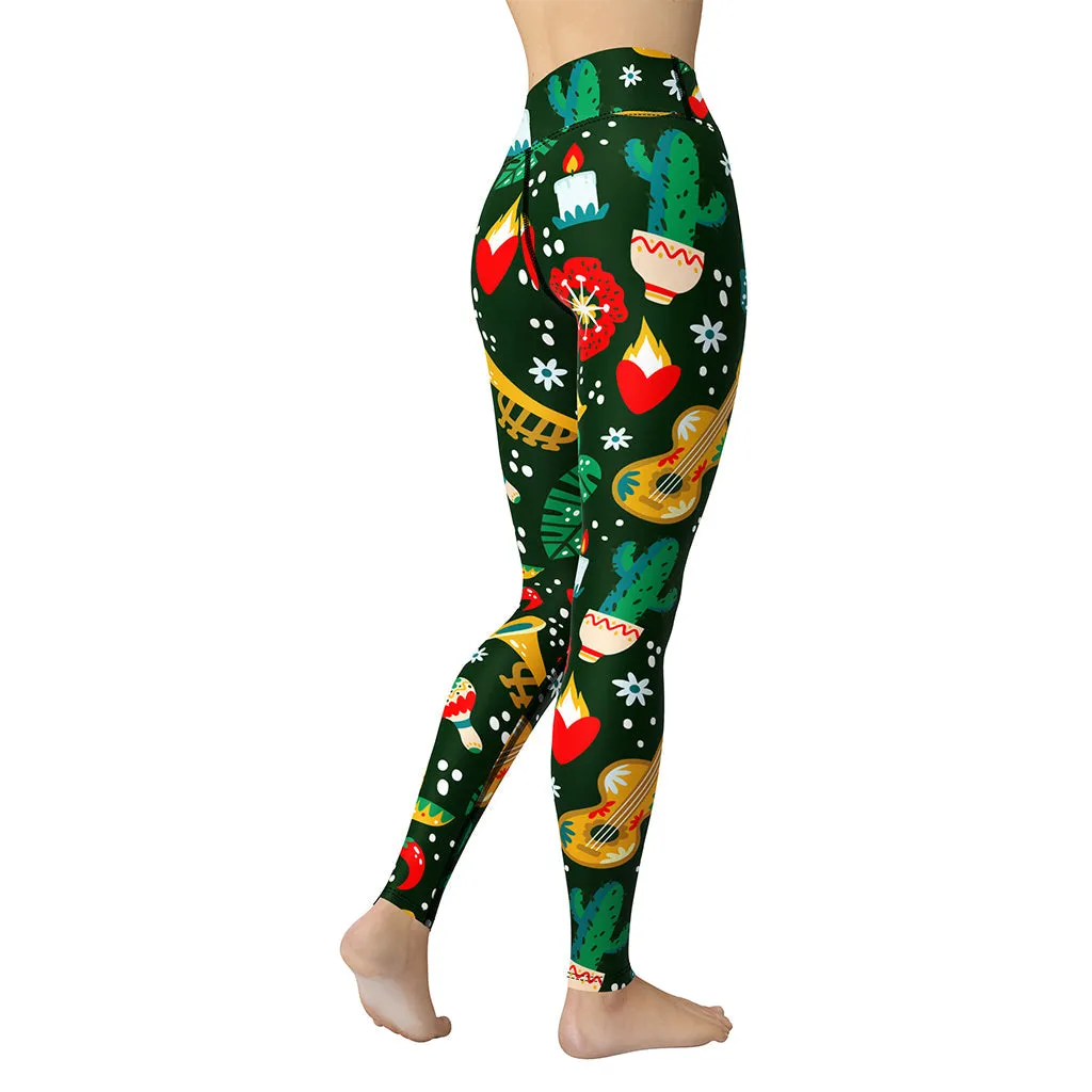 Cinco de Mayo Yoga Leggings