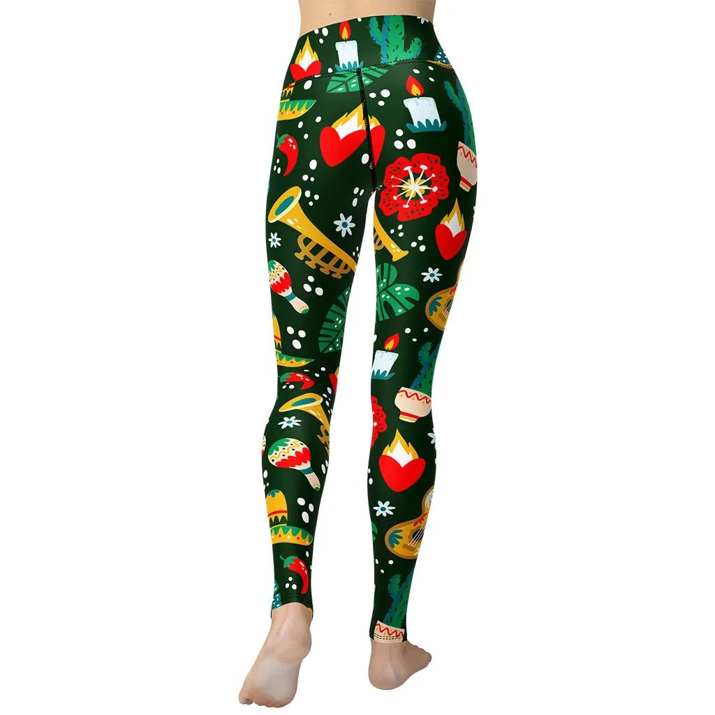 Cinco de Mayo Yoga Leggings