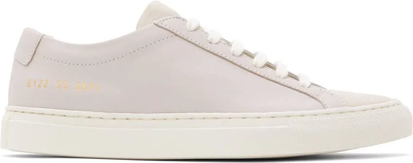 Common Projects Gray Achilles Low Sneakers