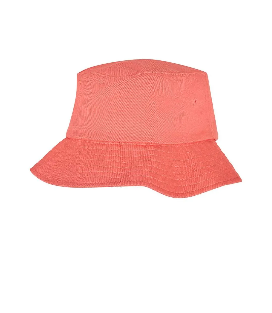 Cotton twill bucket hat spiced coral Flexfit