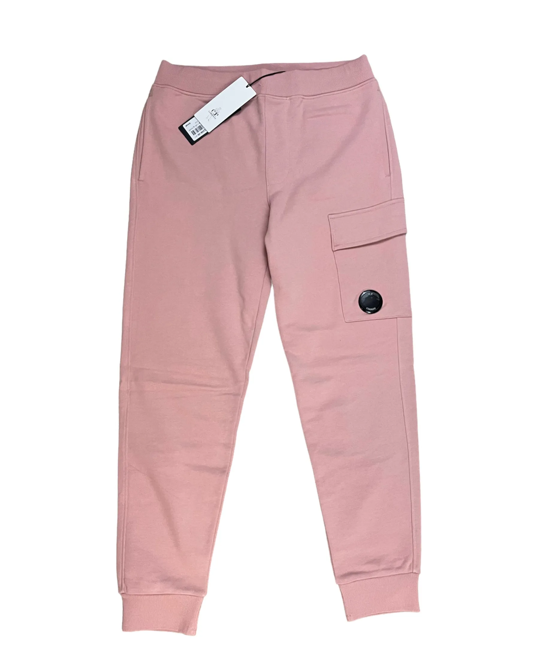 C.P. COMPANY LENS COTTON FULL TRACKSUIT - PALE MAUVE