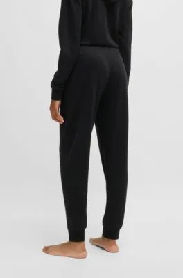 Cuffed tracksuit bottoms with signature-stripe drawcord