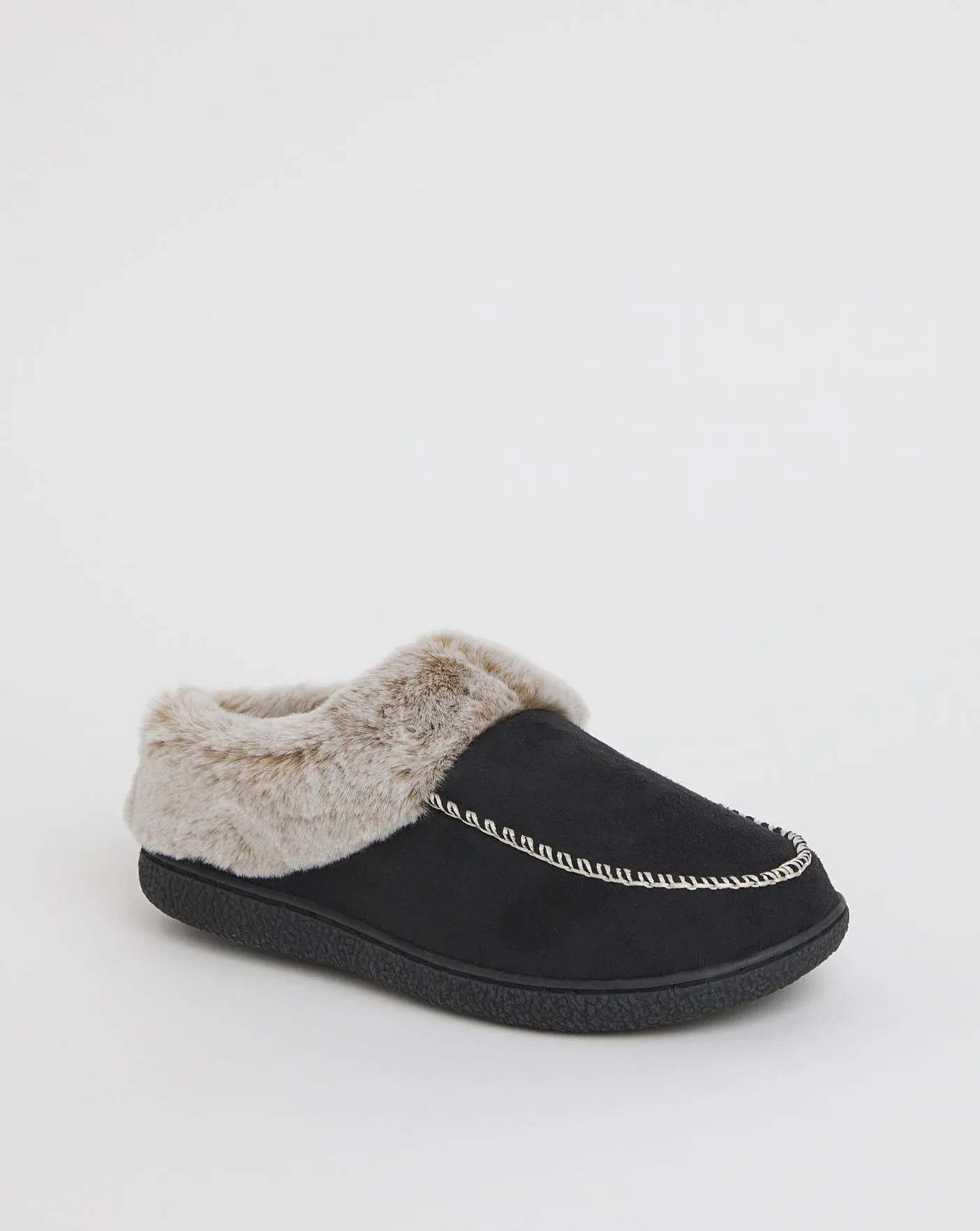 Cushion Walk Cosy Stitch Detail Slipper Extra Wide EEE Fit