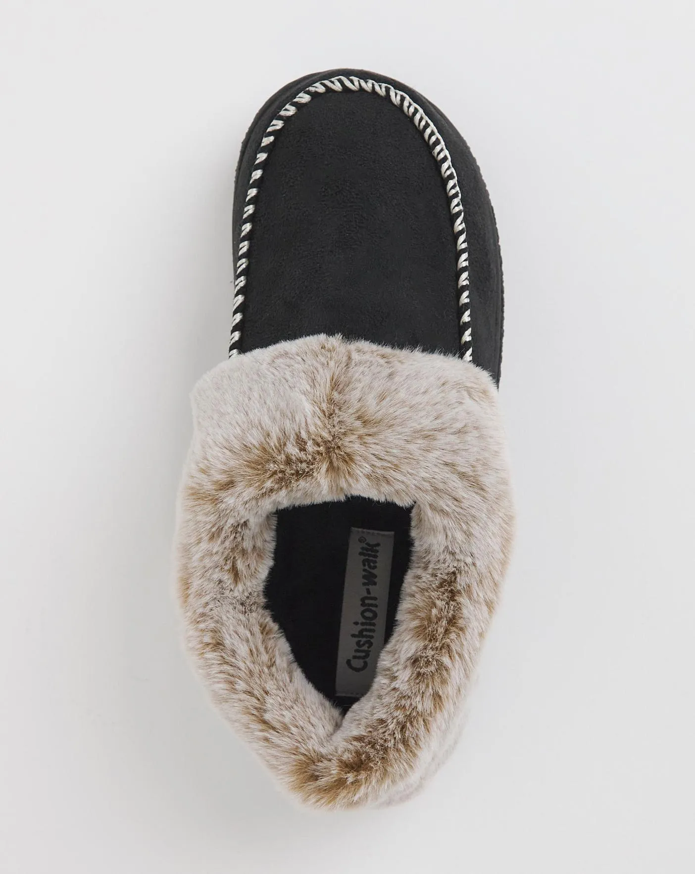 Cushion Walk Cosy Stitch Detail Slipper Extra Wide EEE Fit