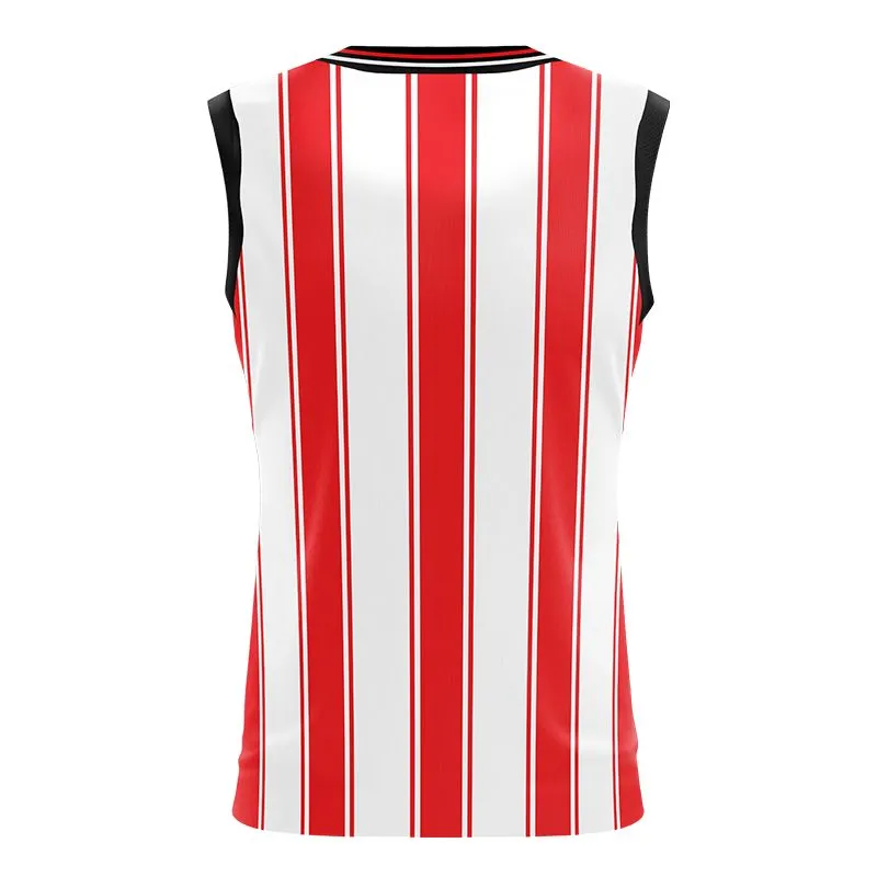 Derry City FC Home Vest Red / White