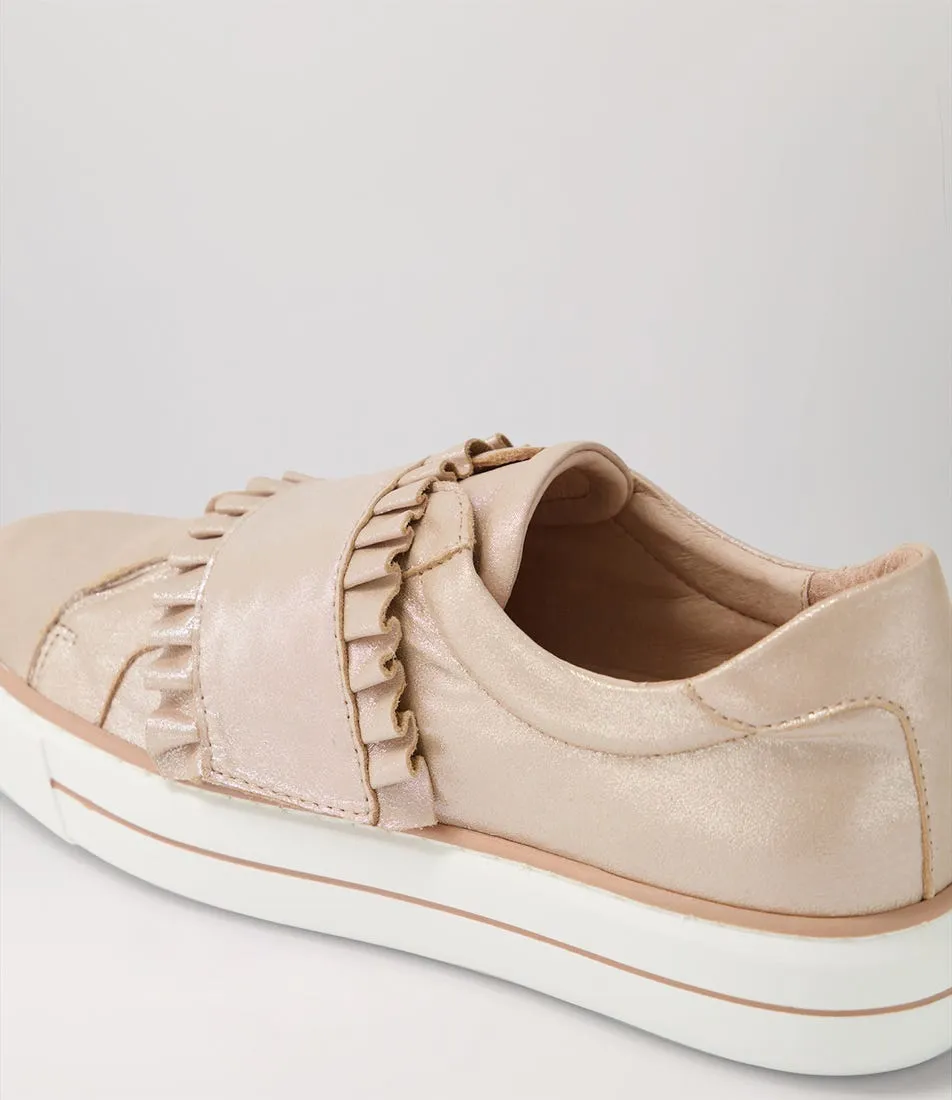 DJANGO & JULIETTE Yabell Rose Shimmer Leather Sneakers