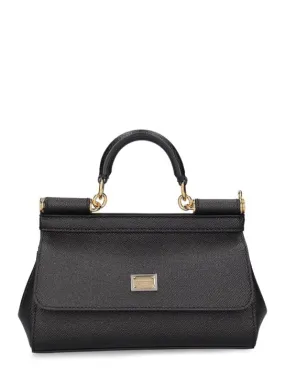 Dolce&Gabbana   Small Sicily Dauphine leather bag 