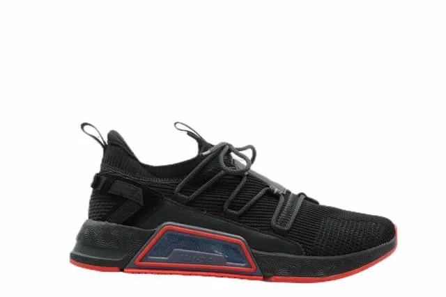 [e93997] mens peak taichi max black red comfort running sneakers