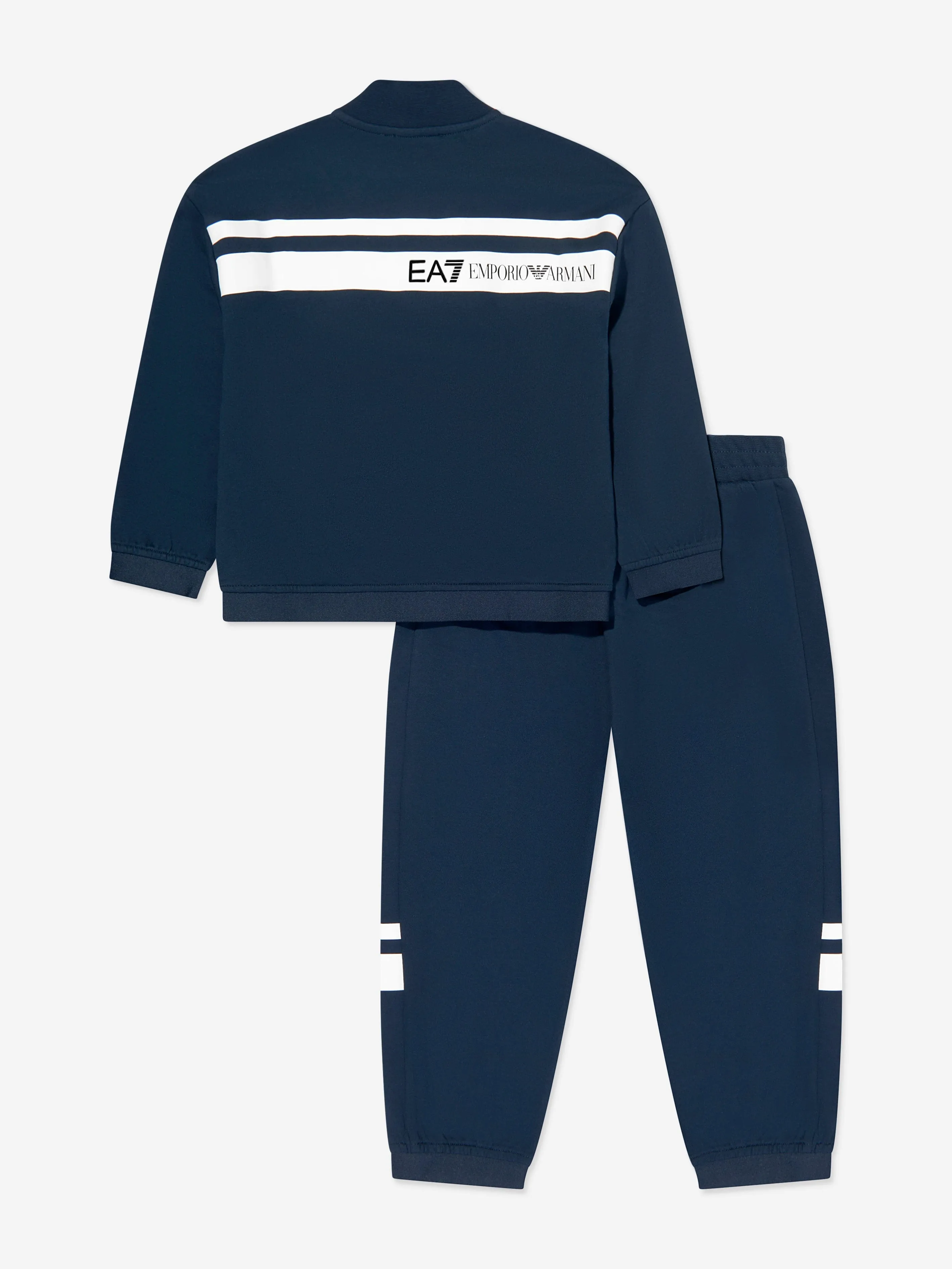 EA7 Emporio Armani Boys Logo Tracksuit in Navy