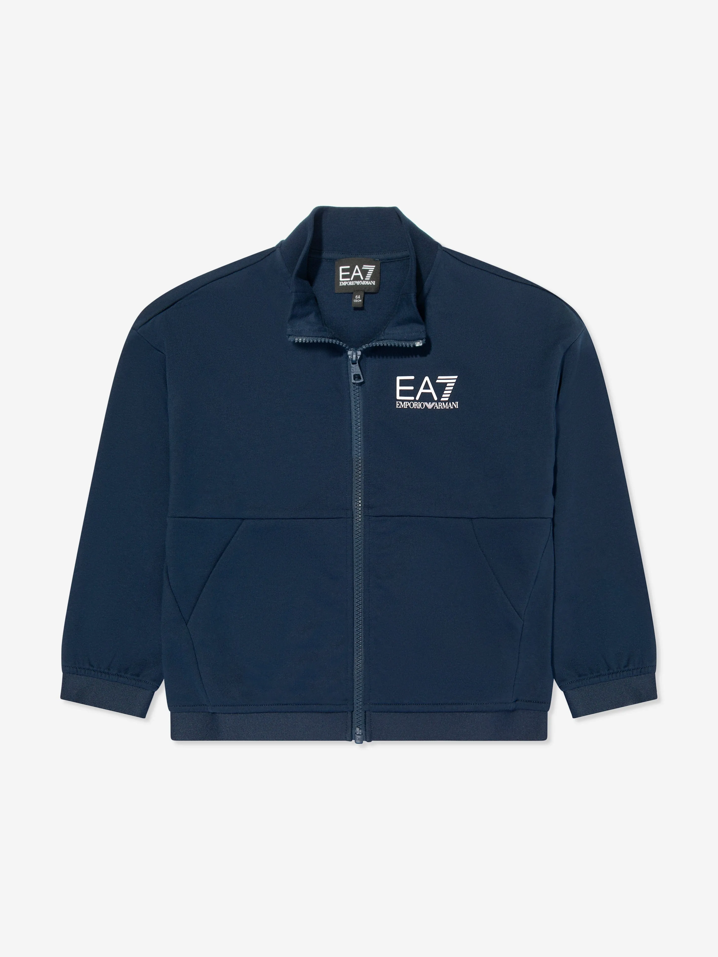 EA7 Emporio Armani Boys Logo Tracksuit in Navy