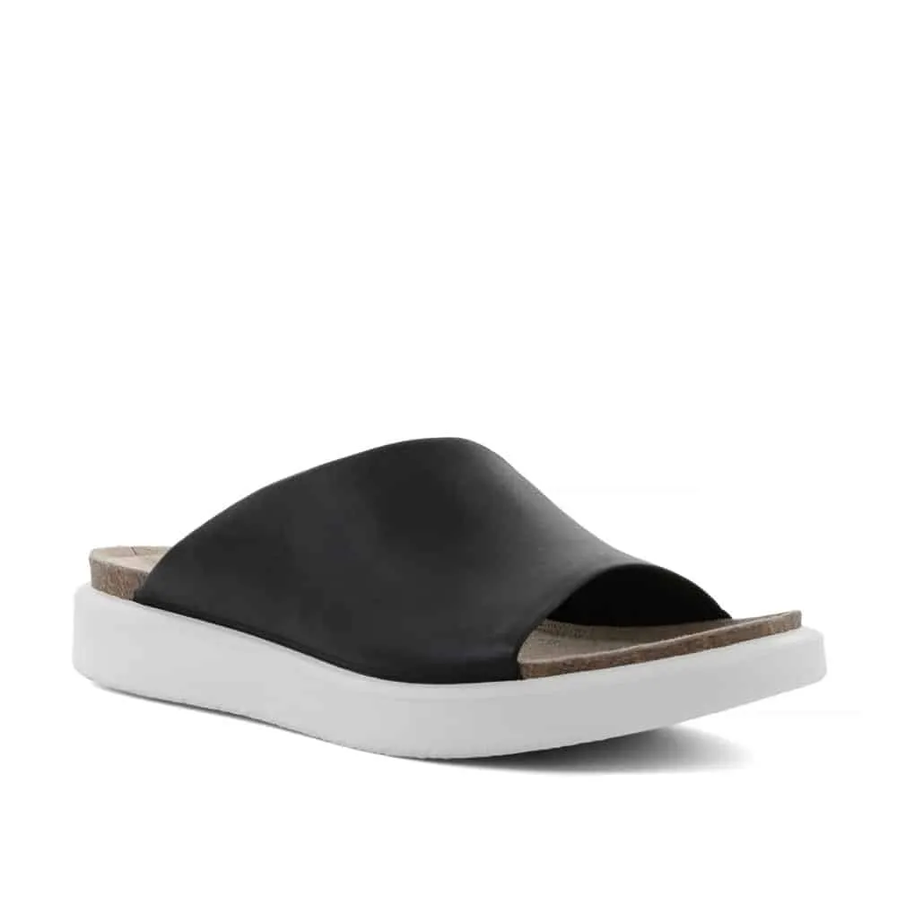 Ecco Corksphere Sandal Black