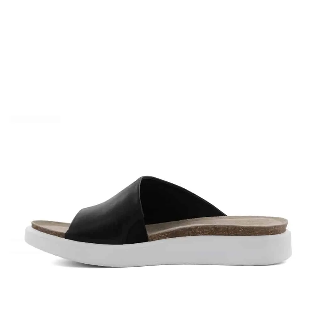 Ecco Corksphere Sandal Black