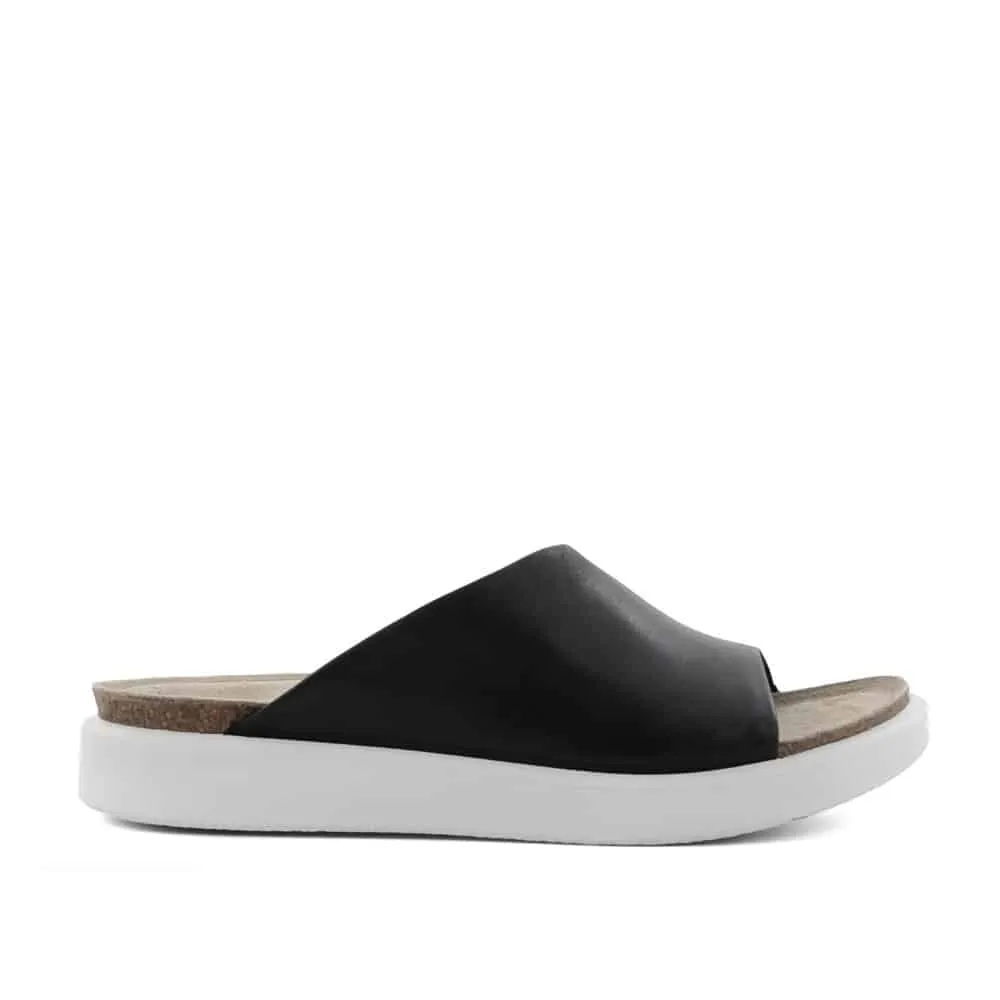 Ecco Corksphere Sandal Black