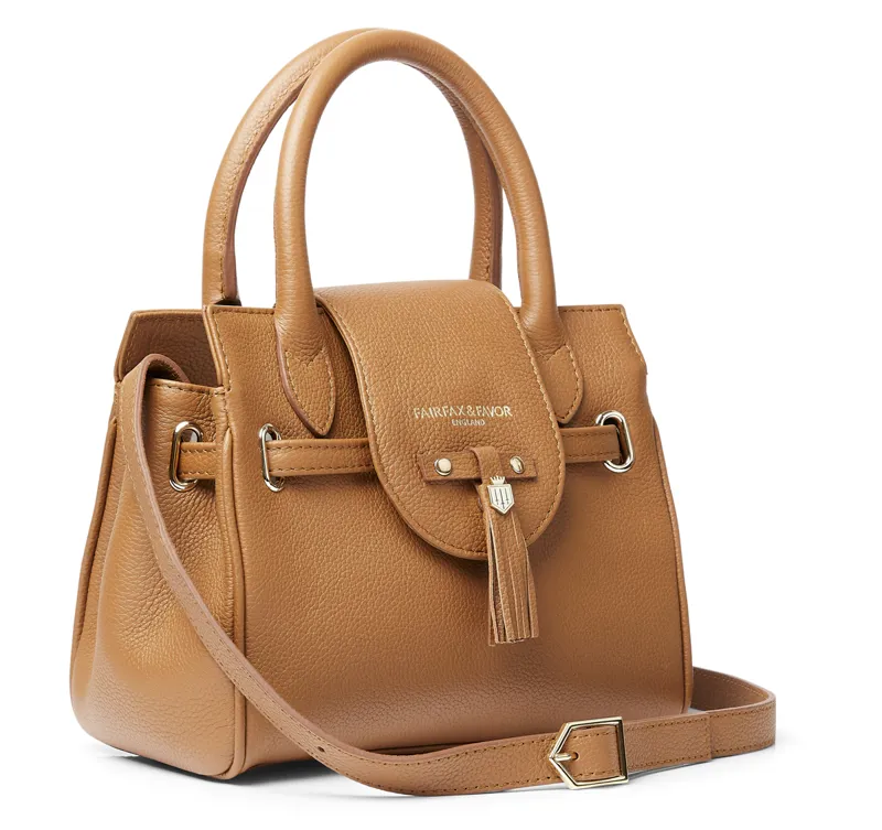 Fairfax and Favor Mini Windsor Handbag - Tan Leather