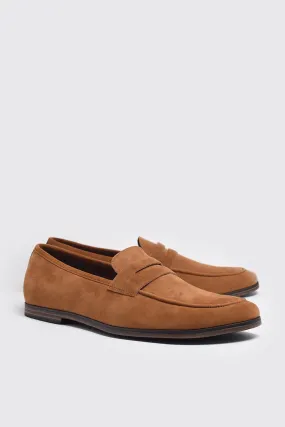 Faux Suede Saddle Loafer | boohooMAN UK