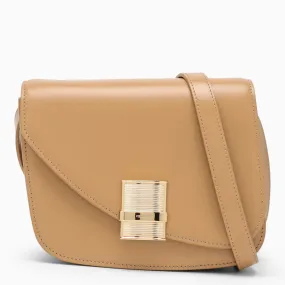 Ferragamo    Ferragamo Fiamma S Camel Coloured Shoulder Bag