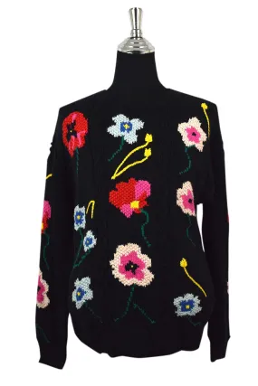 Floral Knitted Jumper