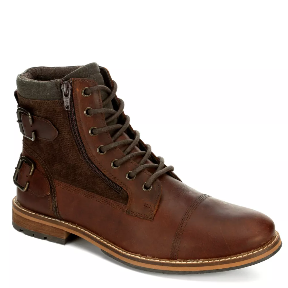 FRANCO FORTINI  MENS DALTON LACE-UP BOOT