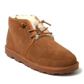      Genuine Shearling Lace-Up Boot     