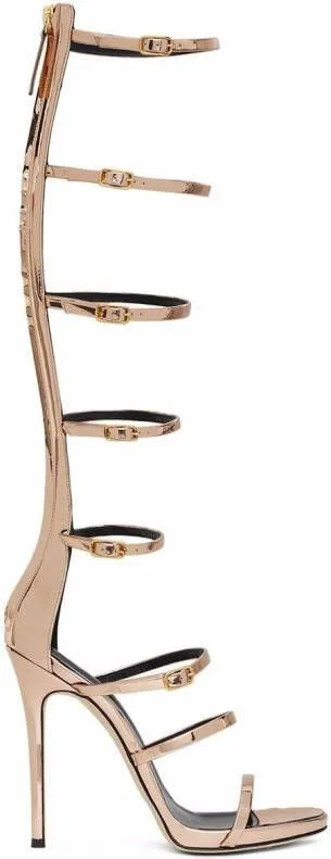 Giuseppe Zanotti Super Harmony 120mm caged sandals Pink