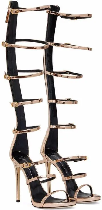 Giuseppe Zanotti Super Harmony 120mm caged sandals Pink