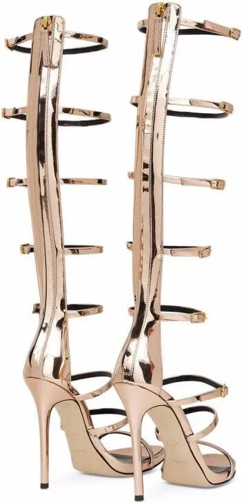 Giuseppe Zanotti Super Harmony 120mm caged sandals Pink