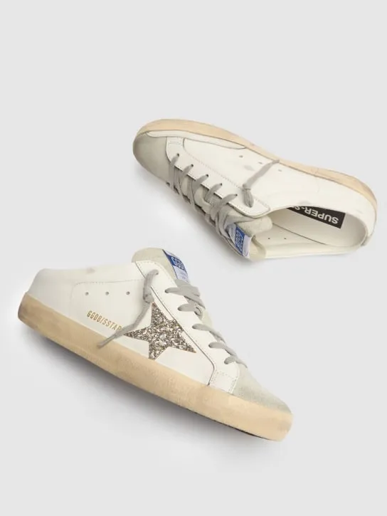 Golden Goose   20mm Super-Star leather mule sneakers 