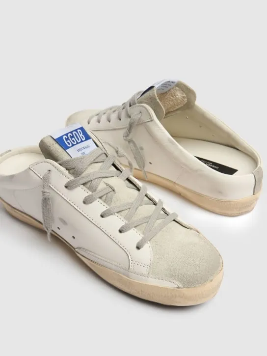 Golden Goose   20mm Super-Star leather mule sneakers 