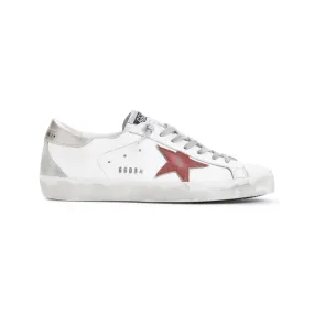 GOLDEN GOOSE Superstar White Leather Sneakers for Men