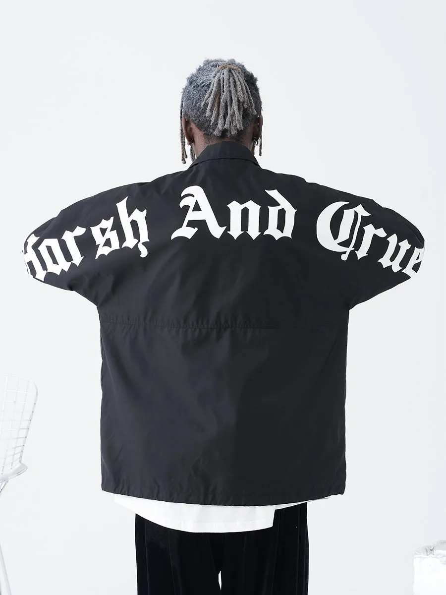 Gothic Font Coach Jacket