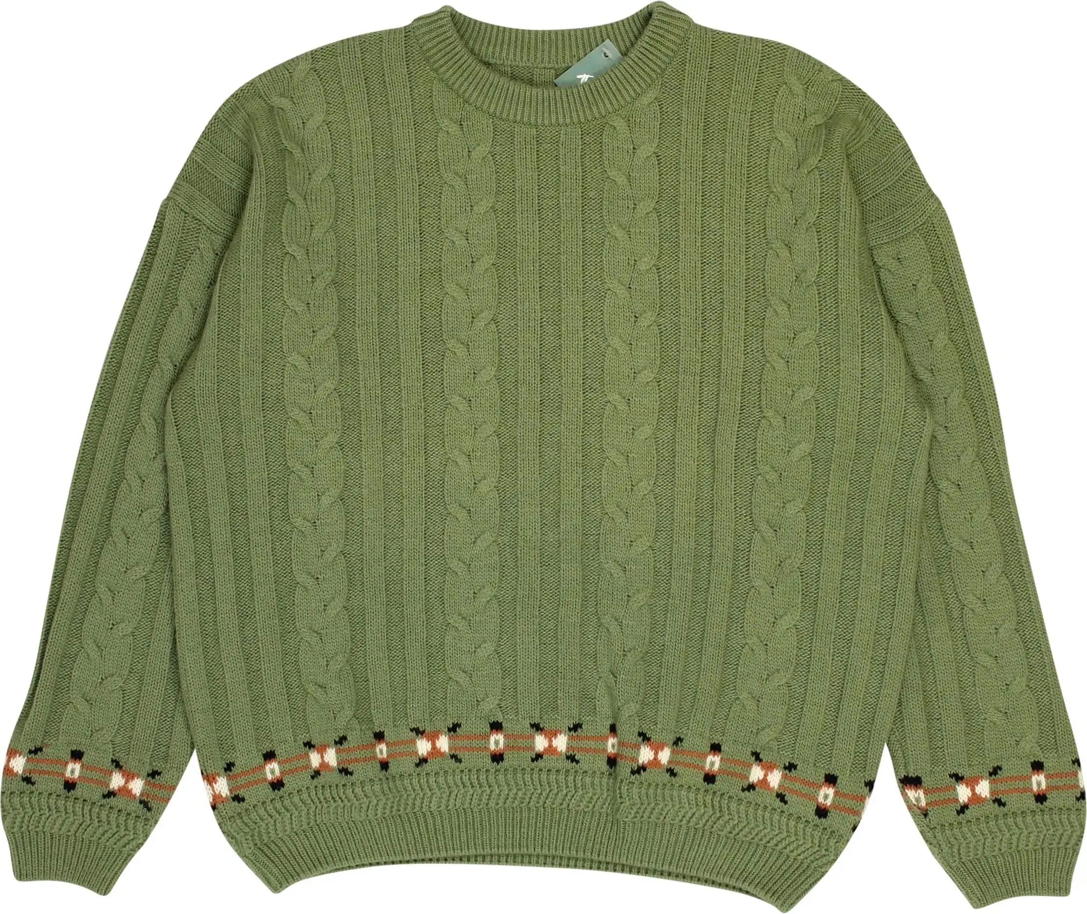 Green Cable Jumper | ThriftTale