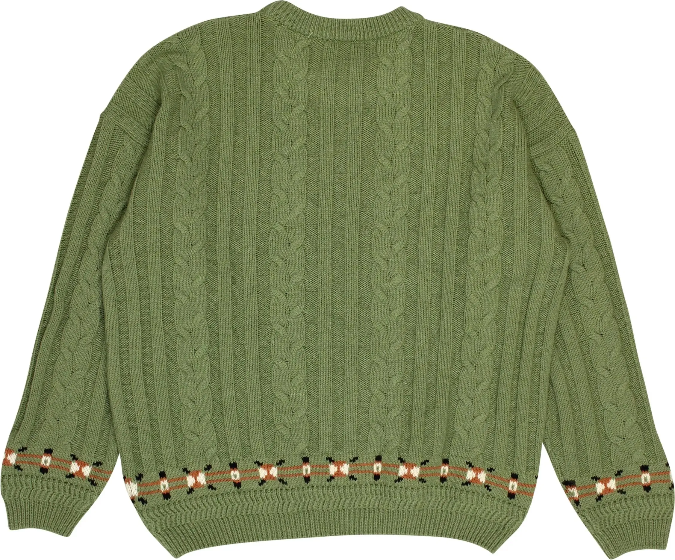 Green Cable Jumper | ThriftTale