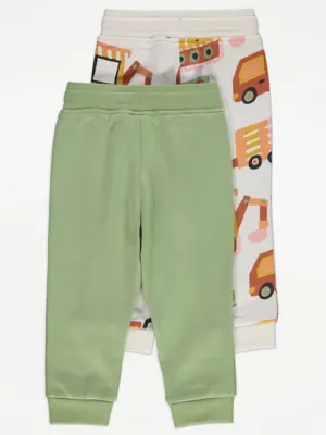 Green Vehicle Sweatshirt and Joggers Set 2 Pack | Kids | George at ASDA