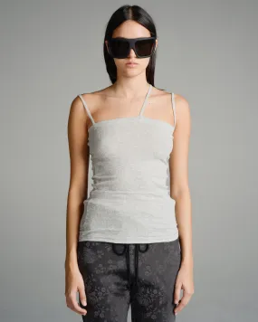 Grey Melange Nida Tank