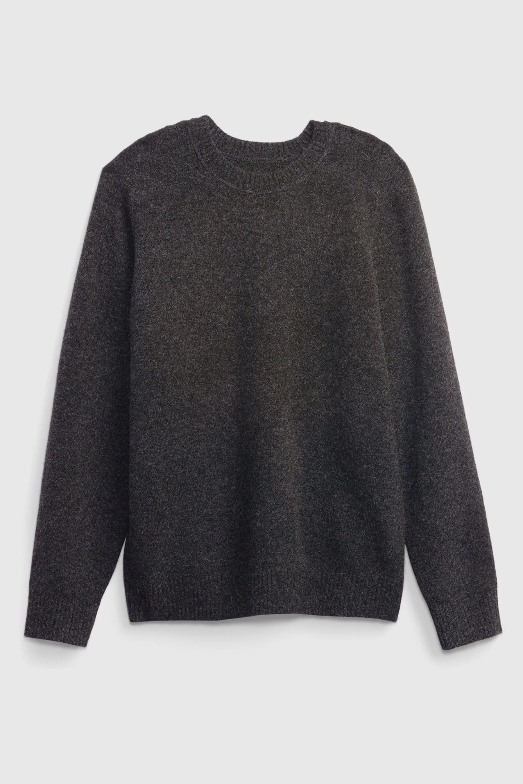 Grey Recycled Crewneck Jumper