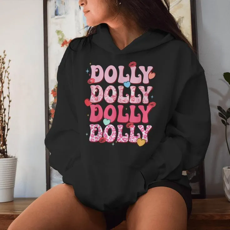 Groovy Dolly First Name Style 70S Personalized Women Hoodie