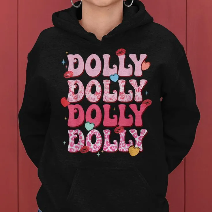 Groovy Dolly First Name Style 70S Personalized Women Hoodie