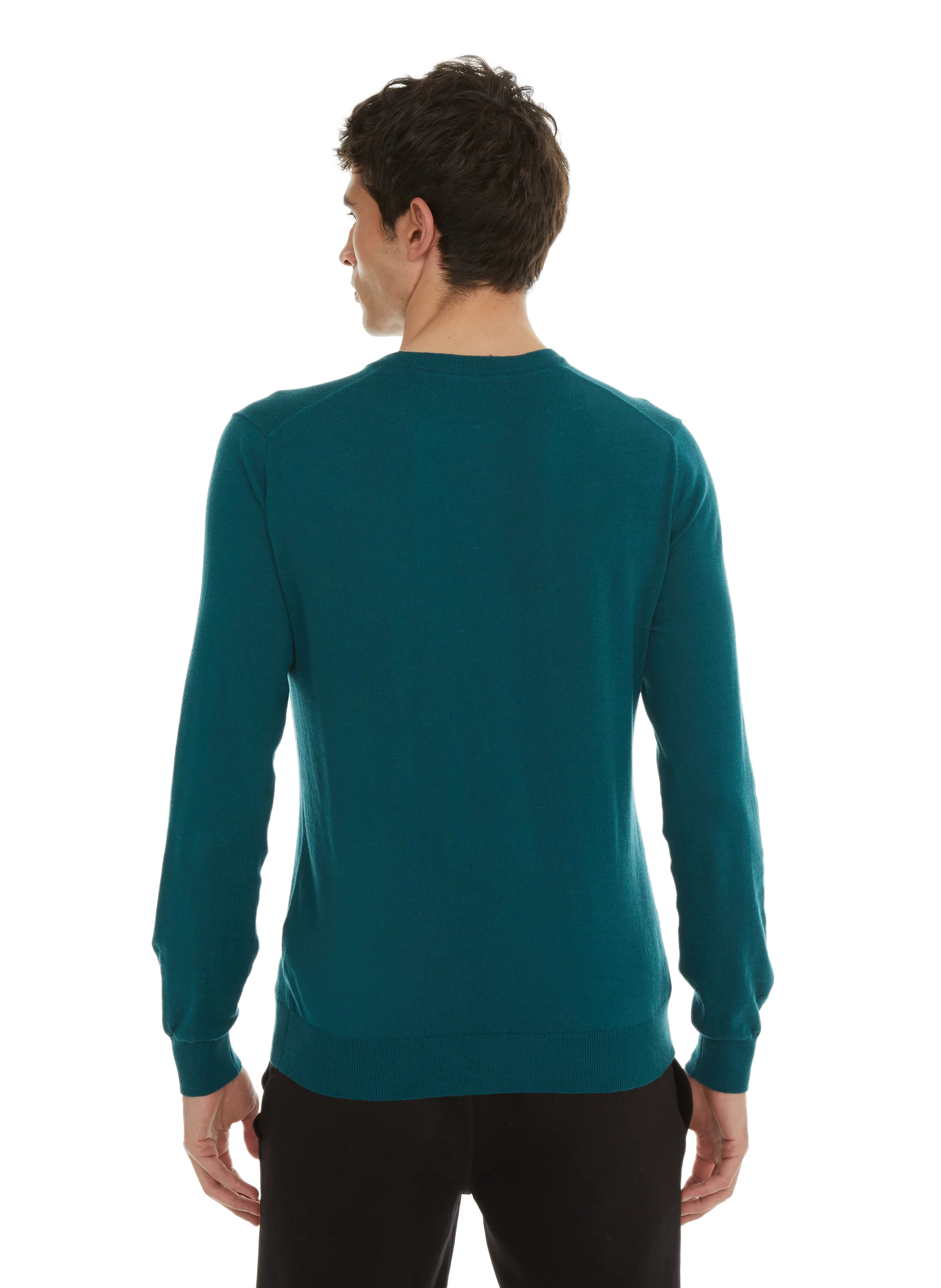 GUESS  Plain cotton jumper - Green