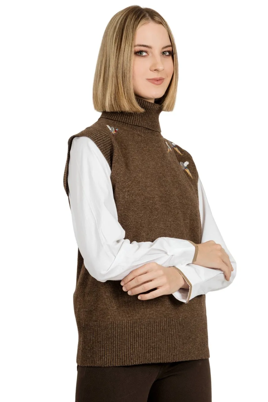 Hartwell Amara Sleeveless Pheasant Jumper